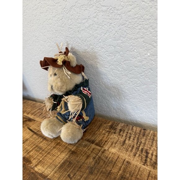 Starbucks Bearista Plush Bear Scarecrow 16th Edition Vintage - Picture 2 of 6
